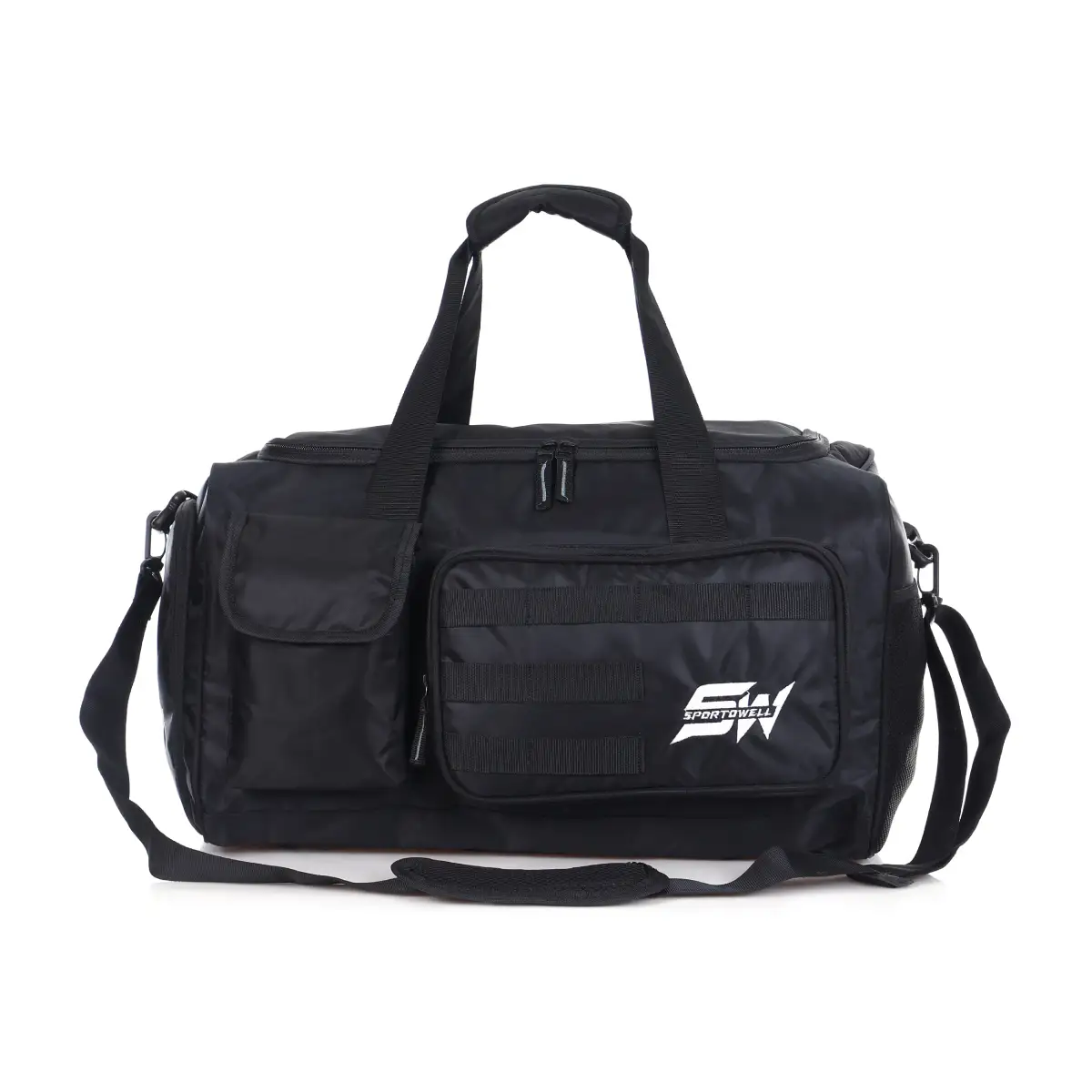 Sportowell Sports Duffle Bag for Men & Women with Shoe Compartment - Water Resistant 40L Travel Bag